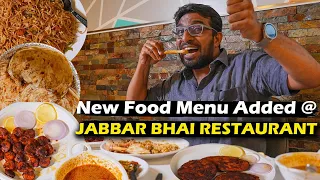 New Food Menu Added in Our Jabbar Bhai Restaurant Dubai....