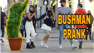 Bushman Prank in Madrid Scaring People [Parte #4]