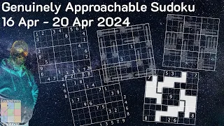 Genuinely Approachable Sudoku (GAS) : 16-Apr to 20-Apr-2024