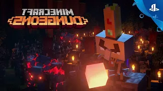 Minecraft: Dungeons Opening Cinematic | PS4... IN REVERSE!