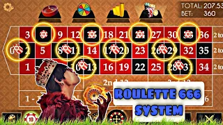 Roulette 666 winning system || roulette strategy || roulette casino