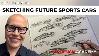 Car Design 101: Sketching Future Sports Cars in Side View