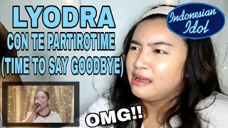 LYODRA - CON TE PARTIRO (TIME TO SAY GOODBYE) SPEKTA 3 | Indonesian Idol 2020 [REACTION]