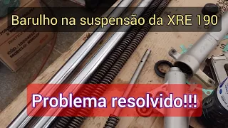 Barulho na suspensão da XRE 190? problema resolvido.