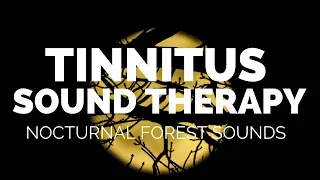 Try this Tinnitus Sound Therapy | Autumn Forest Night Ambience | Tinnitus Relief
