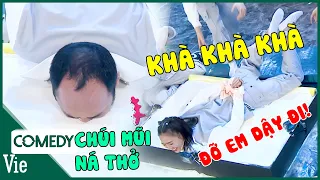 Tiến Luật, Lan Ngọc ụp mặt vô đống bột "nín thở", đồng đội lo cười không ai cứu | 7 Nụ Cười Xuân