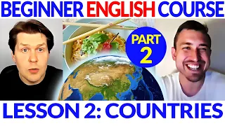 Easy Beginner English Course Lesson 2, Part 2: Countries: What Do You Think of When You Think of...?