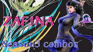 TEKKEN7 Season3 Zafina Combos