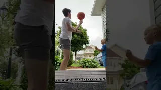 Little Boy Punches Guy In Balls After Basketball Balance