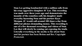 Marvel legend Stan Lee Unpublished audio recording of Stan getting harassing calls from JC Lee