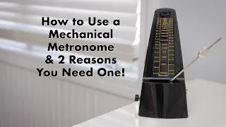 How to use a Mechanical Metronome featuring the Amazon Veteto Mechanical Metronome