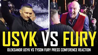 TYSON FURY RIPS INTO OLEKSANDR USYK AT KICK OFF PRESS CONFERENCE!!! (REACTION, NO FOOTAGE)