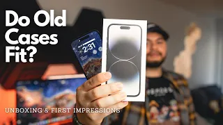 iPhone 14 Pro SPACE BLACK Unboxing & First Impressions - Do Old Cases Fit?