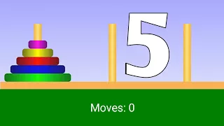 Tower of Hanoi: Five Rings Solution 5.