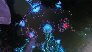 🇸🇬 Garden Rhapsody | Supertrees Gardens by the Bay light show Singapore 2023 [HD]