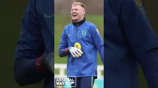 INTERNATIONAL WATCH! | Ramsdale, Saka, Trossard & Jorginho Pictured In Training 📷 #Shorts