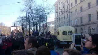 парад трамваев москва 2015