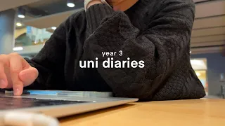 📂uni diaries: midterm season already?, 5am mornings, productive uni vlog, student life, study vlog