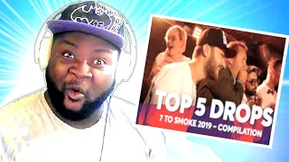 (Reaction) TOP 5 DROPS 😱 Grand Beatbox 7 TO SMOKE Battle 2019