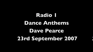 Radio 1 Dance Anthems - 23rd September 2007