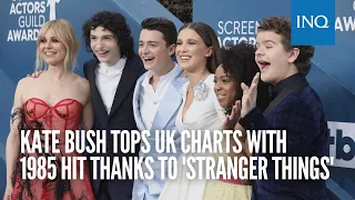 Kate Bush tops UK charts with 1985 hit thanks to 'Stranger Things'