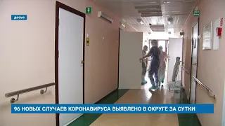 96 НОВЫХ СЛУЧАЕВ КОРОНАВИРУСА ВЫЯВЛЕНО В ОКРУГЕ ЗА СУТКИ