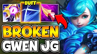 RIOT JUST MADE GWEN AN S TIER JUNGLER WITH THESE BUFFS... (ONE SHOT YOUR CAMPS)