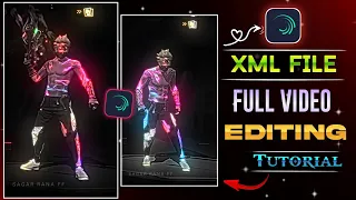 FREF FIRE 🔥 XML FILE VIDEO EDITING FULL TUTORIAL 😊 IN ALIGHT MOTION || FF VIDEO EDITING TUTORIAL