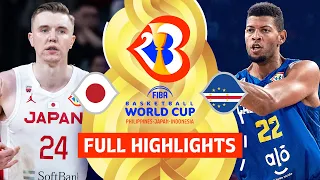 Japan 🇯🇵 vs Cape Verde 🇨🇻 | Full Game Highlights | FIBA Basketball World Cup 2023