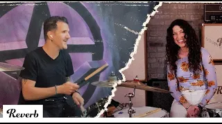 REVERB Drummer Challenge ANTHRAX Charlie Benante and Jessica Play HORSE, With Drums