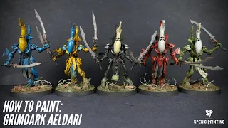 How to paint Grimdark Aeldari/Craftworlds Eldar #Warhammer40k