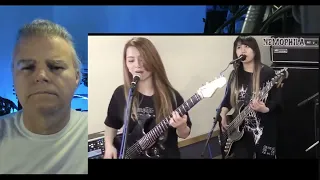 🇯🇵 Reacting to NEMOPHILA - The trooper (Iron Maiden) Cover by Japanese Female Heavy Metal Band