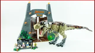 LEGO JURASSIC WORLD 75936 Jurassic Park: T.rex Rampage Construction Toy - UNBOXING