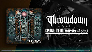 Groove Metal Drum Track / Throwdown Style / 180 bpm