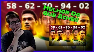 BRASIL PENTA: relembre os 5 títulos de Copa do Mundo ⭐⭐⭐⭐⭐ - Euro Fut | React