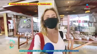 ¿Angelique Boyer regresó a trabajar a pesar de la contingencia sanitaria? | De Primera Manol