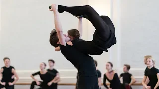 Rehearsal "Night on Bald Mountain". Igor Moiseyev Ballet