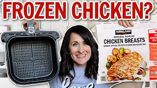 How to Cook Frozen Chicken in the Air Fryer in MINUTES + Air Fryer Giveaway!