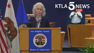 Coronavirus: L.A County officials provides updates on COVID-19 cases, response