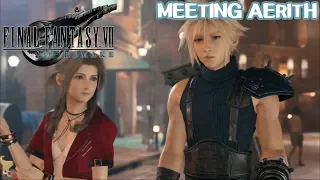 Meeting Aerith - Final Fantasy 7 Remake