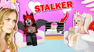 We CAUGHT Our STALKER Living UNDER My House In Adopt Me! (Roblox)