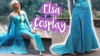 Finally finishing my Elsa Cosplay (making the skirt) | Cosplay Tutorial