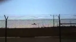 Flight Aeroflot 767 200 on final at LAX