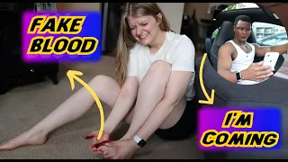 Getting Hurt Prank on boyfriend || Seeing How Fast My Boyfriend can Save Me!