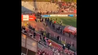CSKA Sofia vs Lokomotiv Plovdiv Fight between both club fans
