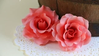 Quick and Easy Gumpaste Rose Tutorial- Rosie's Dessert Spot