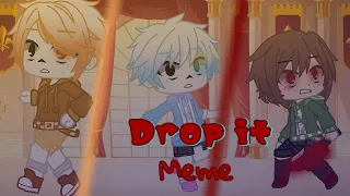 Drop it Meme || Ft. Bad time trio( UT!San, US!Papyrus and SS!Chara) || Lazy Thumbnail