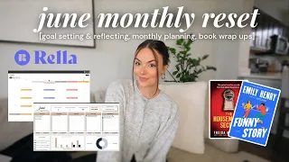 JUNE MONTHLY RESET ✍🏻 | monthly planning, goal setting, book wrap-up, PR Lounge updates & more!