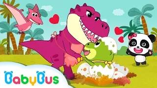 Dinosaur Is Looking For His Mom | Nursery Rhymes | Kids Songs | BabyBus