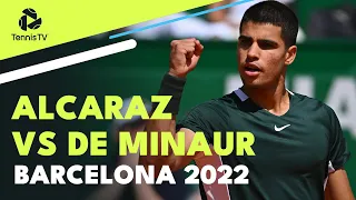 Carlos Alcaraz Vs Alex de Minaur THRILLER | Barcelona 2022 Semi-Finals Highlights